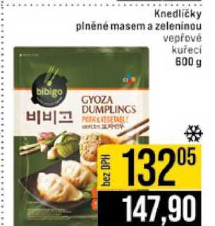 Knedličky plněné masem a zeleninou vepřové kuřecí 600 g