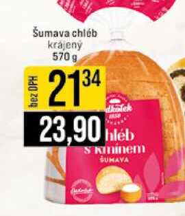 Šumava chléb krájený 570 g
