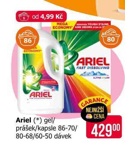 Ariel gel 86 dávek