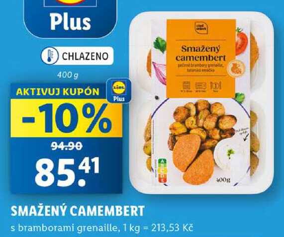 SMAŽENÝ CAMEMBERT, 400 g