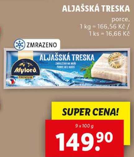 ALJAŠSKÁ TRESKA, 9x 100 g