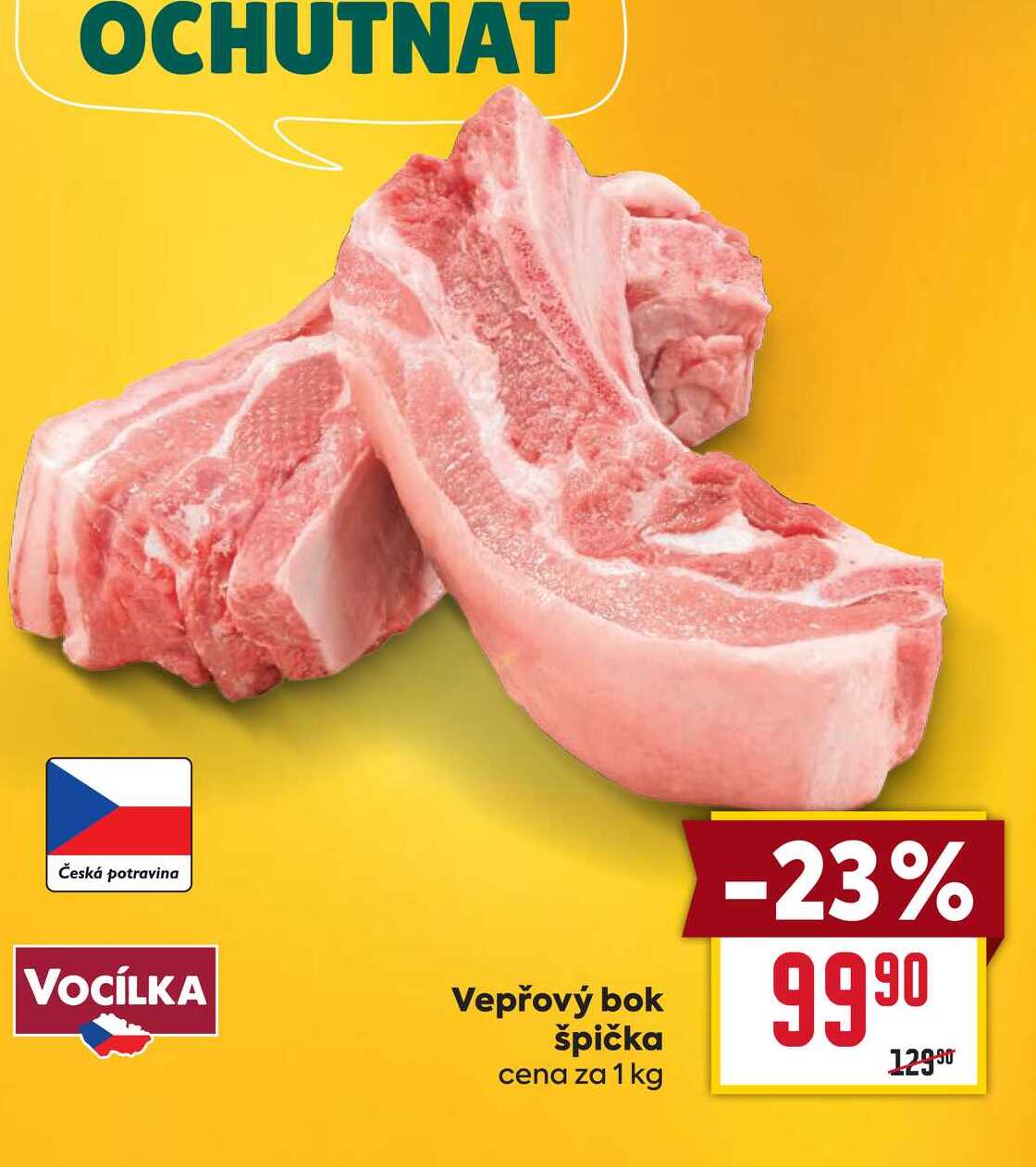 Vepřový bok špička cena za 1 kg