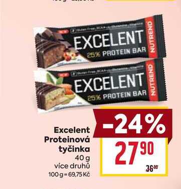 Excelent Proteinová tyčinka 40 g