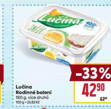 Lučina Rodinné balení 180 g