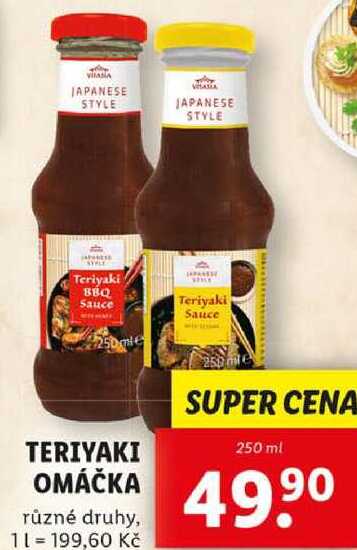 TERIYAKI OMÁČKA, 250 ml