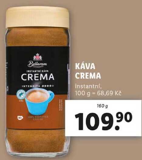 KÁVA CREMA, 160 g