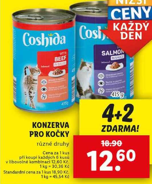 KONZERVA PRO KOČKY, 415 g