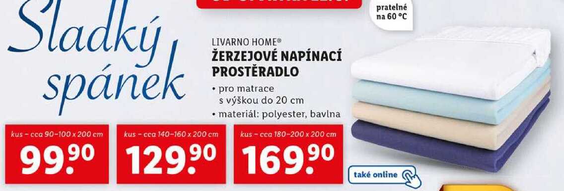 ŽERZEJOVÉ NAPÍNACÍ PROSTĚRADLO