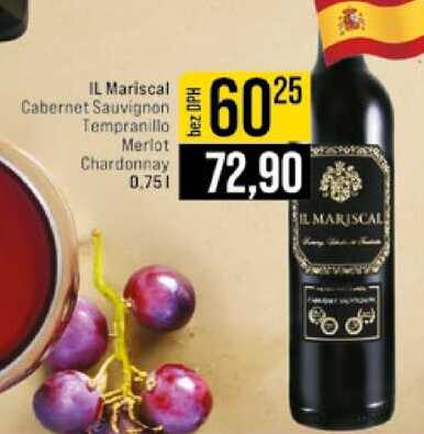 IL Mariscal Cabernet Sauvignon Tempranillo Merlot Chardonnay 0.75l