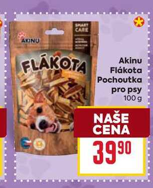 Akinu Flákota Pochoutka pro psy 100 g 