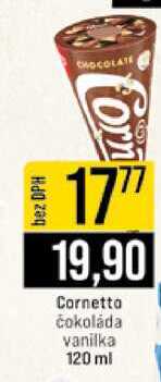 Cornetto čokoláda vanilka 120 ml 