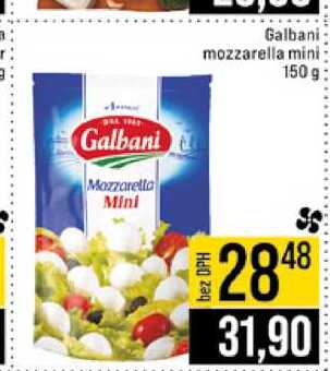Galbani mozzarella mini 150 g 