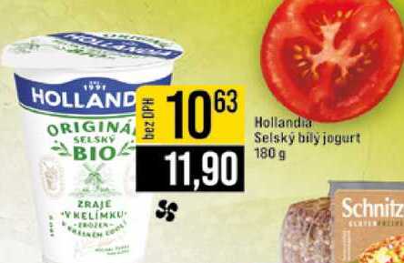 Hollandia Selský bily jogurt 180 g