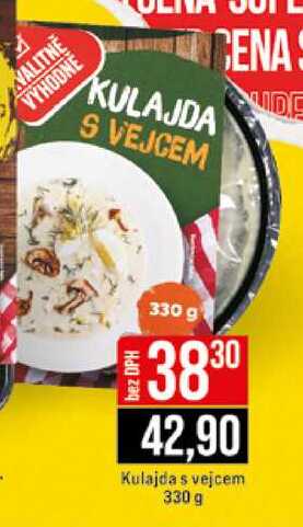 Kulajda s vejcem 330 g 