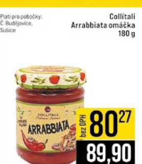 Collitali Arrabbiata omáčka 180 g 