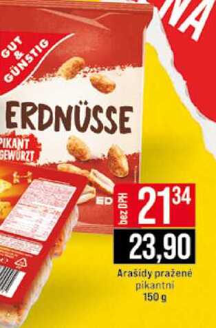 Arašidy pražené pikantni 150 g 
