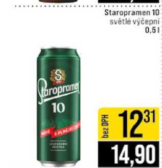 Staropramen 10 světlé výčepni 0,5l