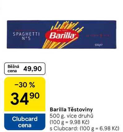 Barilla Těstoviny, 500 g 
