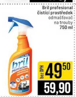 Bril profesional čistící prostředek odmašťovač na trouby 750 ml 