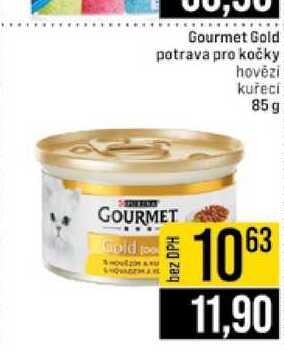 Gourmet Gold potrava pro kočky hovězí kuřecí 85 g 