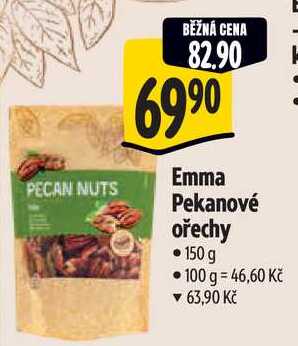 Emma Pekanové ořechy, 150 g 