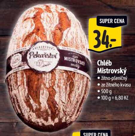 Chléb Mistrovský, 500 g