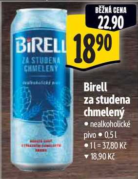 Birell za studena chmelený, 0,5 l