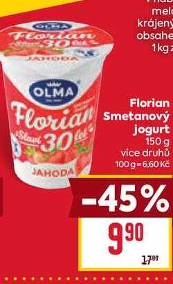 Florian Smetanový jogurt 150g
