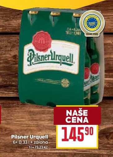 Pilsner Urquell 6× 0,33l