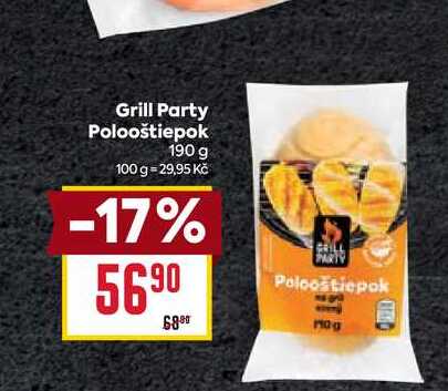 Grill Party Polooštiepok 190 g 