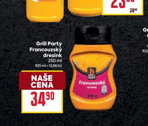 Grill Party Francouzský dresink 250 ml 
