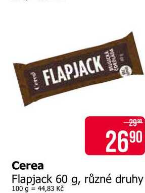 Flapjack 60 g, různé druhy 