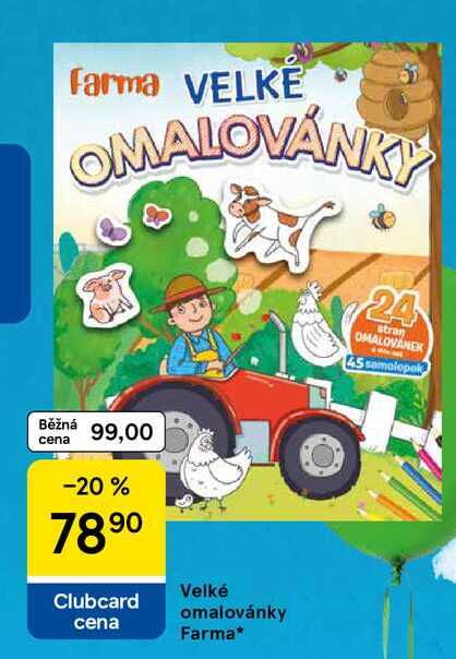 Velké omalovánky Farma