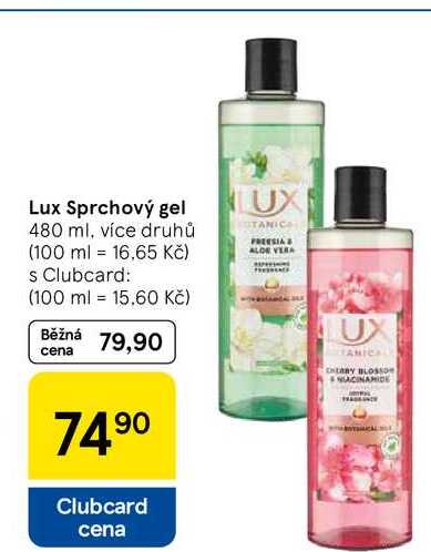 Lux Sprchový gel, 480 ml, více druhů  