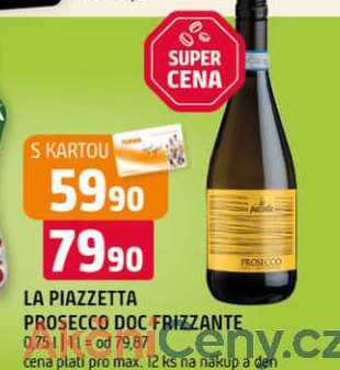 La plaszzetta prosecco doc frizzante 0,75l