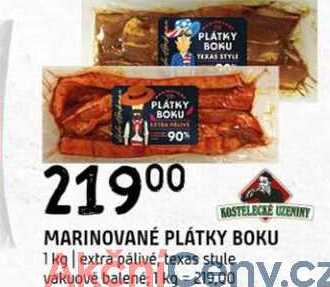 Marinované plátky boku 1kg