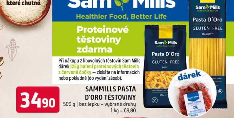 Sammills pasta d´oro těstoviny 500g