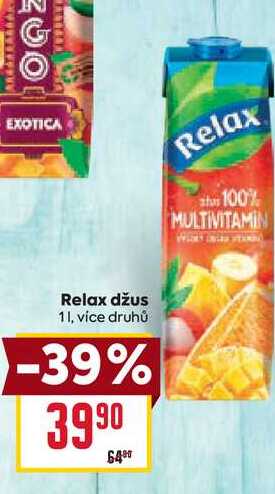Relax džus 1l