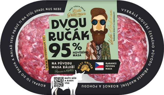 Hovězí burger Dvouručák