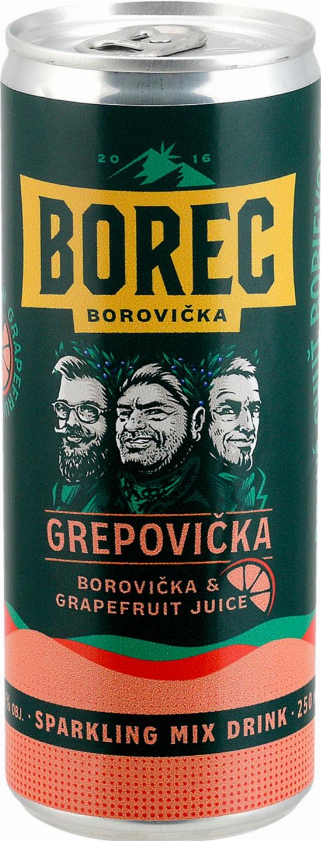 Borec Míchaný alkoholický nápoj Borec Borovička Grepovička