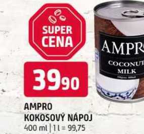 Ampro kokosový nápoj 400 ml