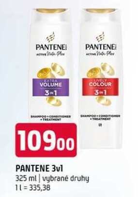 Pantene 3v1 325ml, vybrané druhy