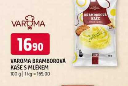 Varoma bramborová kaše s mlékem 100g