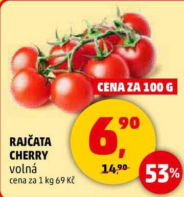 RAJČATA CHERRY volná, 100 g