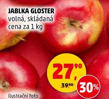 JABLKA GLOSTER volná, 1 kg