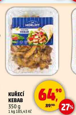 KUŘECÍ KEBAB, 350 g  