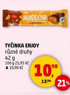 TYČINKA ENJOY různé druhy, 42 g  