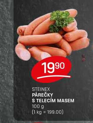 PÁREČKY S TELECÍM MASEM 100g 