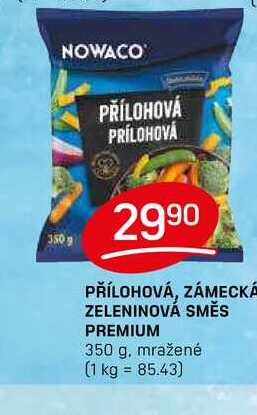PŘÍLOHOVÁ, ZÁMECKÁ ZELENINOVÁ SMĚS PREMIUM 350 g, mražené