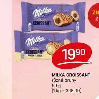 MILKA CROISSANT různé druhy 50 g